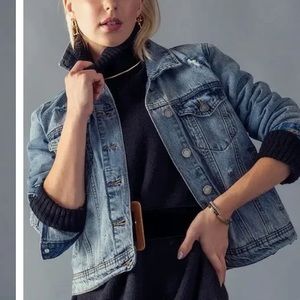 90s Nada Nuff Jean Jacket Women's L USA Denim Pre-